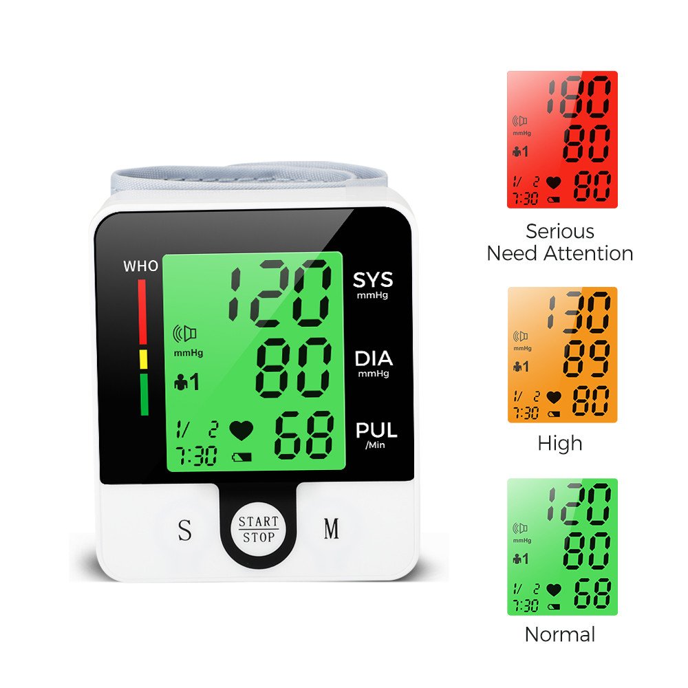 Factory Price Blood Pressure Apparatus Household Hospital Clinic Portable Wrist Blood Pressure Monitor