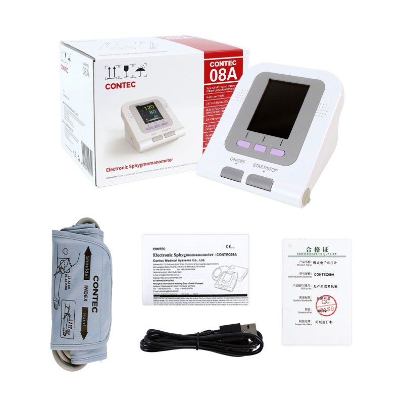 CONTEC Contec08A Digital blood pressure monitor sphygmomanometer