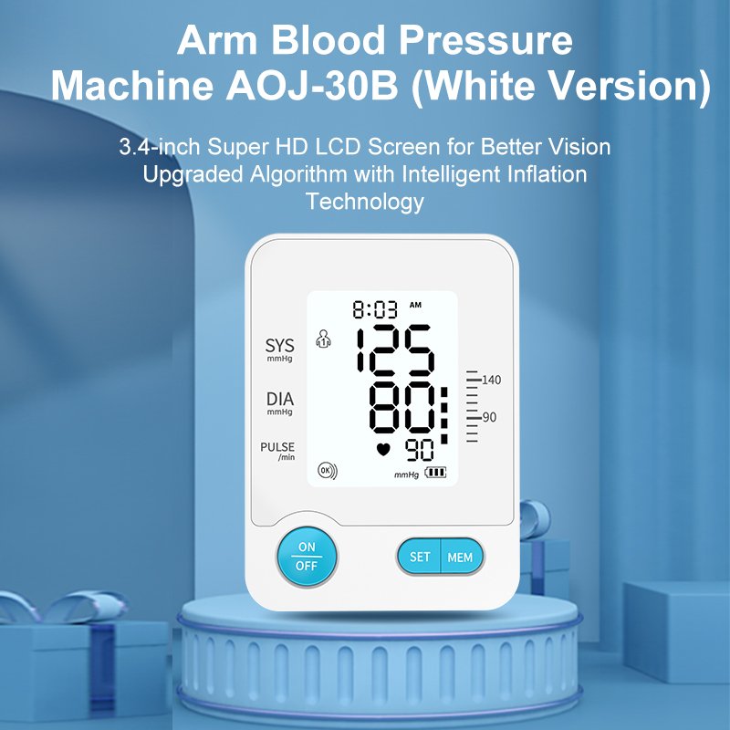 Portable Blood Pressure Machine For Hospital BP Machine Blood Pressure Meter Electronic Automatic Digital Blood Pressure Monitor