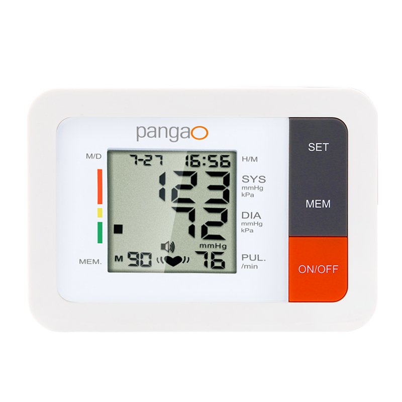 Professional sphygmomanometer portable bp machine upper arm digital heart rate and blood pressure monitor
