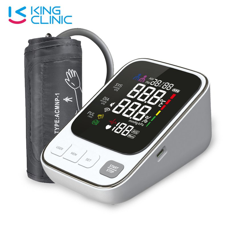 Professional factory best price Double users 240 sets memory Digital Arm Bp Machine Portable Tensiometre For Hospital Use