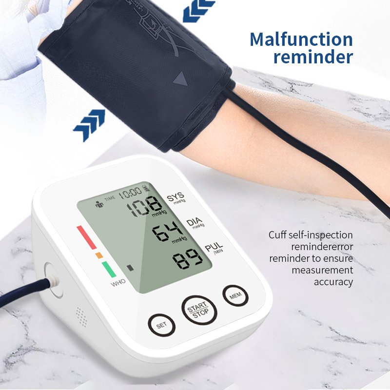 Household health care medical machine digital sphygmomanometer portable tensiometer high quality Blood Pressure Monitor