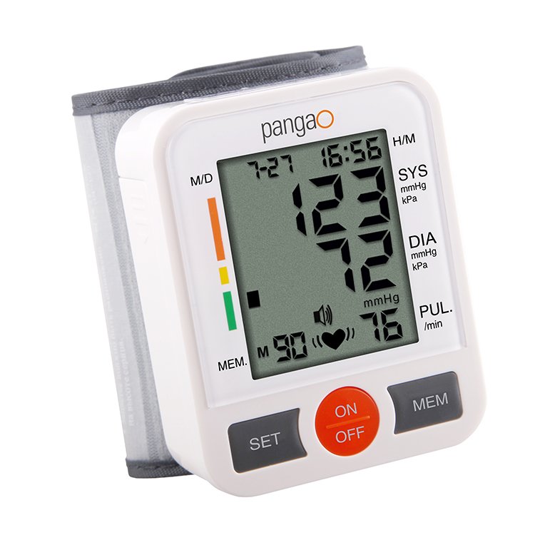 Best selling digital bp machine apparatus heart rate wrist blood pressure measuring monitor