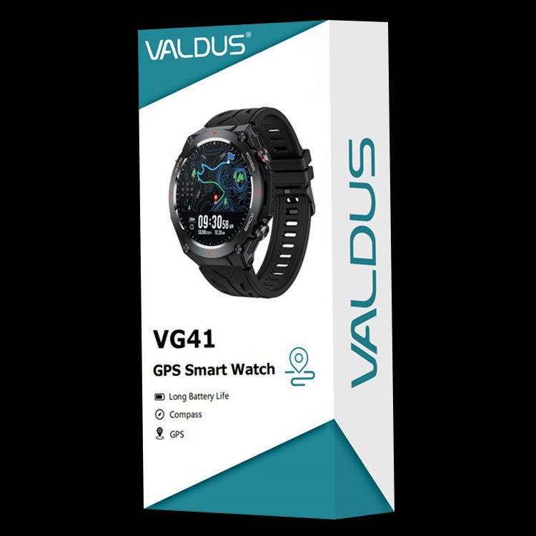 VALDUS 2024 New Display Weather Forecast Calculator Smartwatch Set Blood Pressure Monitoring 1.45 Inch Screen VG41 Smart Watch