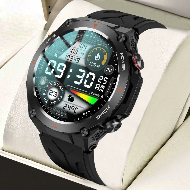 VALDUS 2024 New Display Weather Forecast Calculator Smartwatch Set Blood Pressure Monitoring 1.45 Inch Screen VG41 Smart Watch