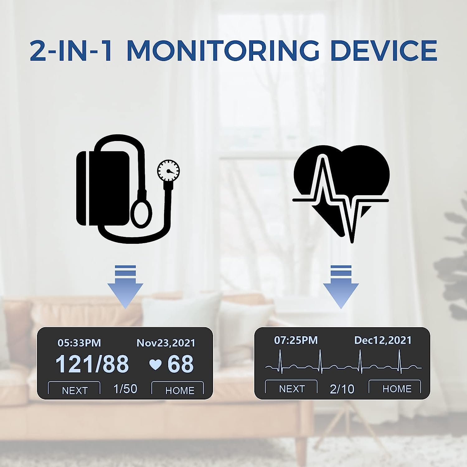 Checkme BP2 Bluetooth Electronic Sphygmomanometer Digital Blood Pressure Monitor with Ecg Blood Pressure