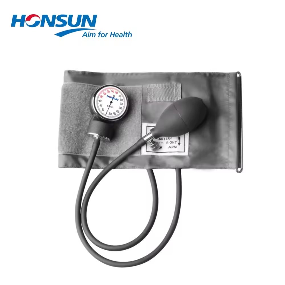 Aneroid Sphygmomanometer Blood Pressure Set W/Adult Cuff Carrying Case and Calibration Tool