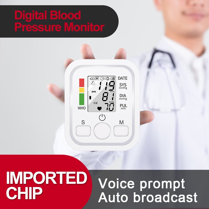 Smart bp electronic upper arm BP monitor automatic led upper arm digital automatic blood pressure monitor tensiometer