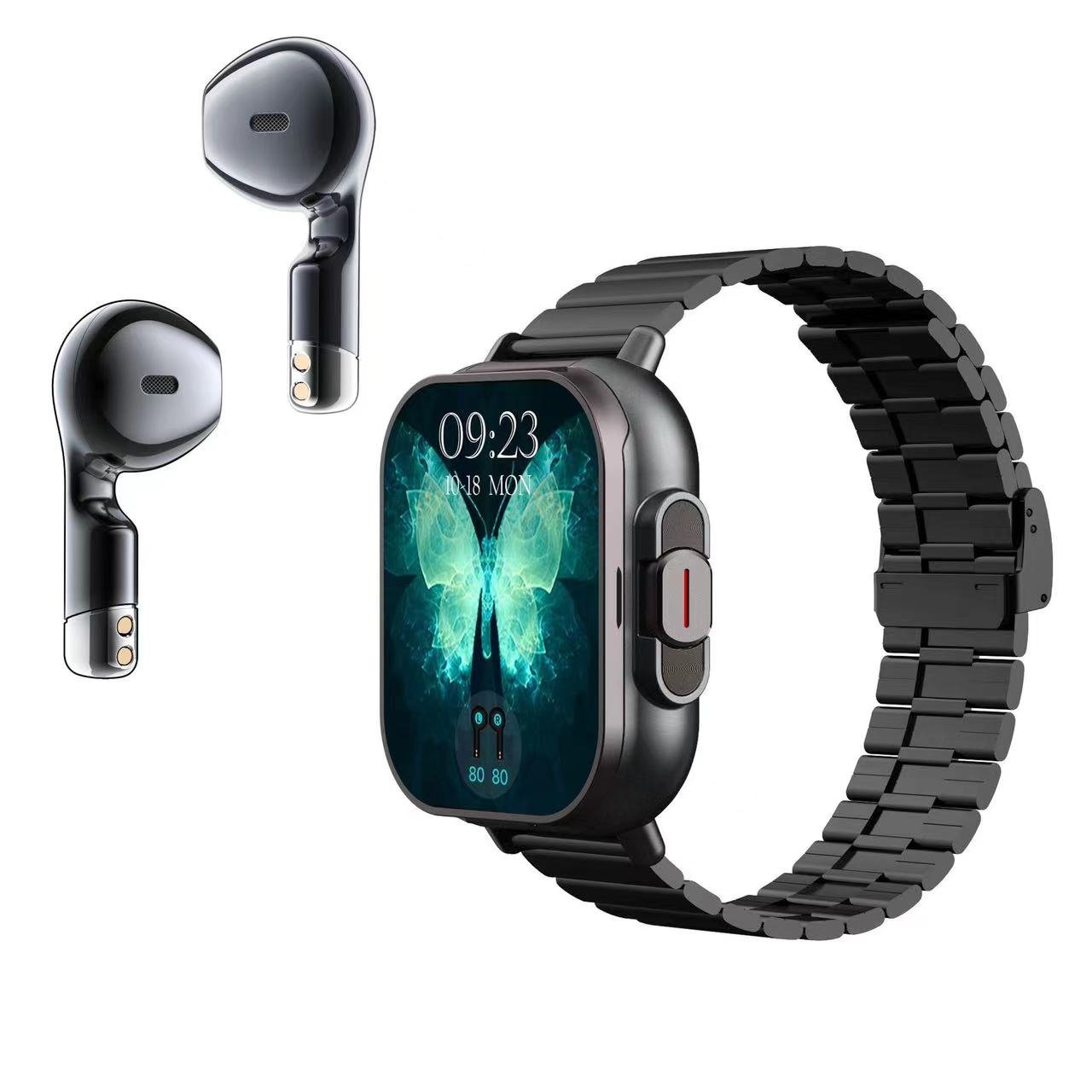 Hot sell Smart Fashion D 8 Smart Watch Tws BT Call 2 In 1 With Earphones Reloj Intelligent Watches Sports Smartwatch D 8