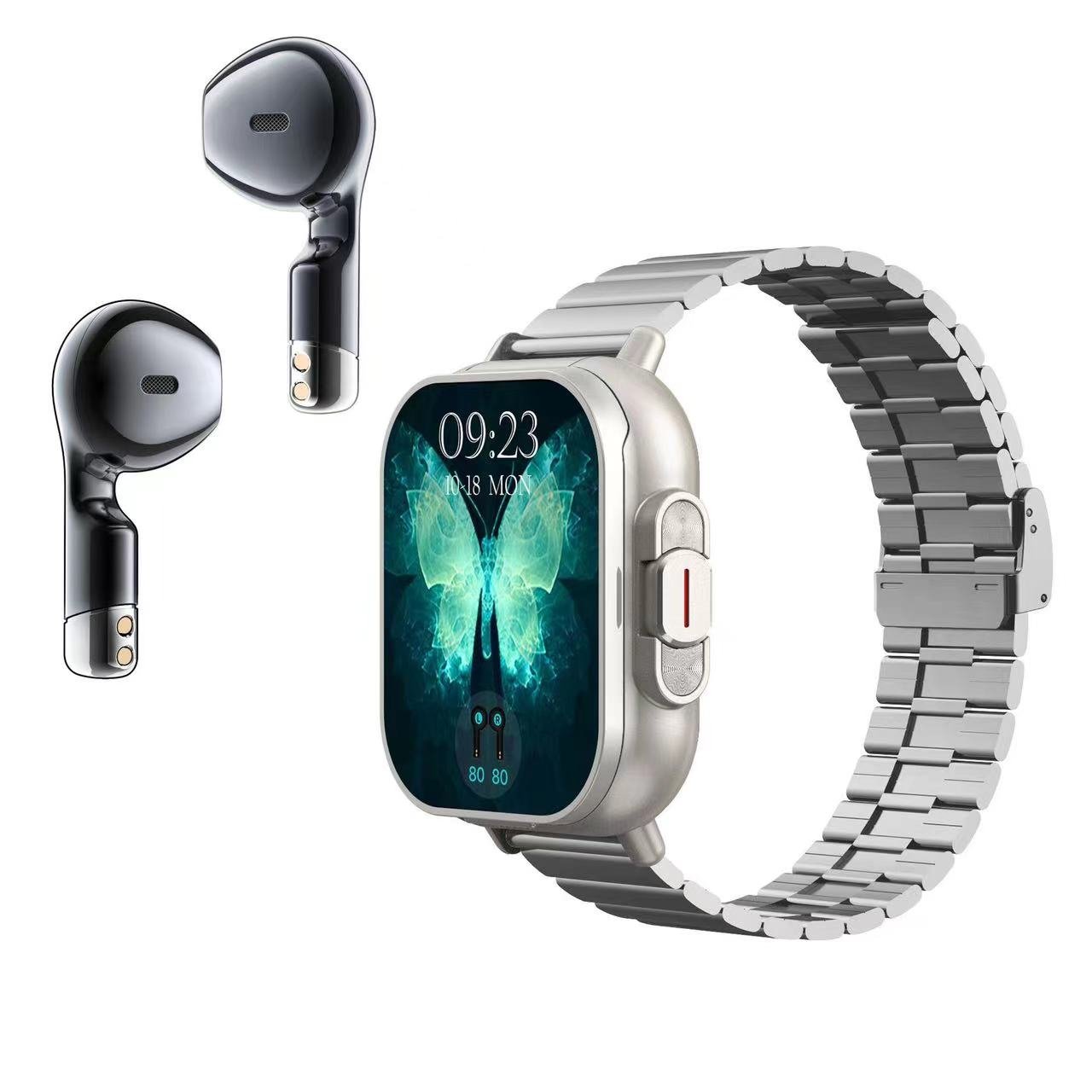 Hot sell Smart Fashion D 8 Smart Watch Tws BT Call 2 In 1 With Earphones Reloj Intelligent Watches Sports Smartwatch D 8