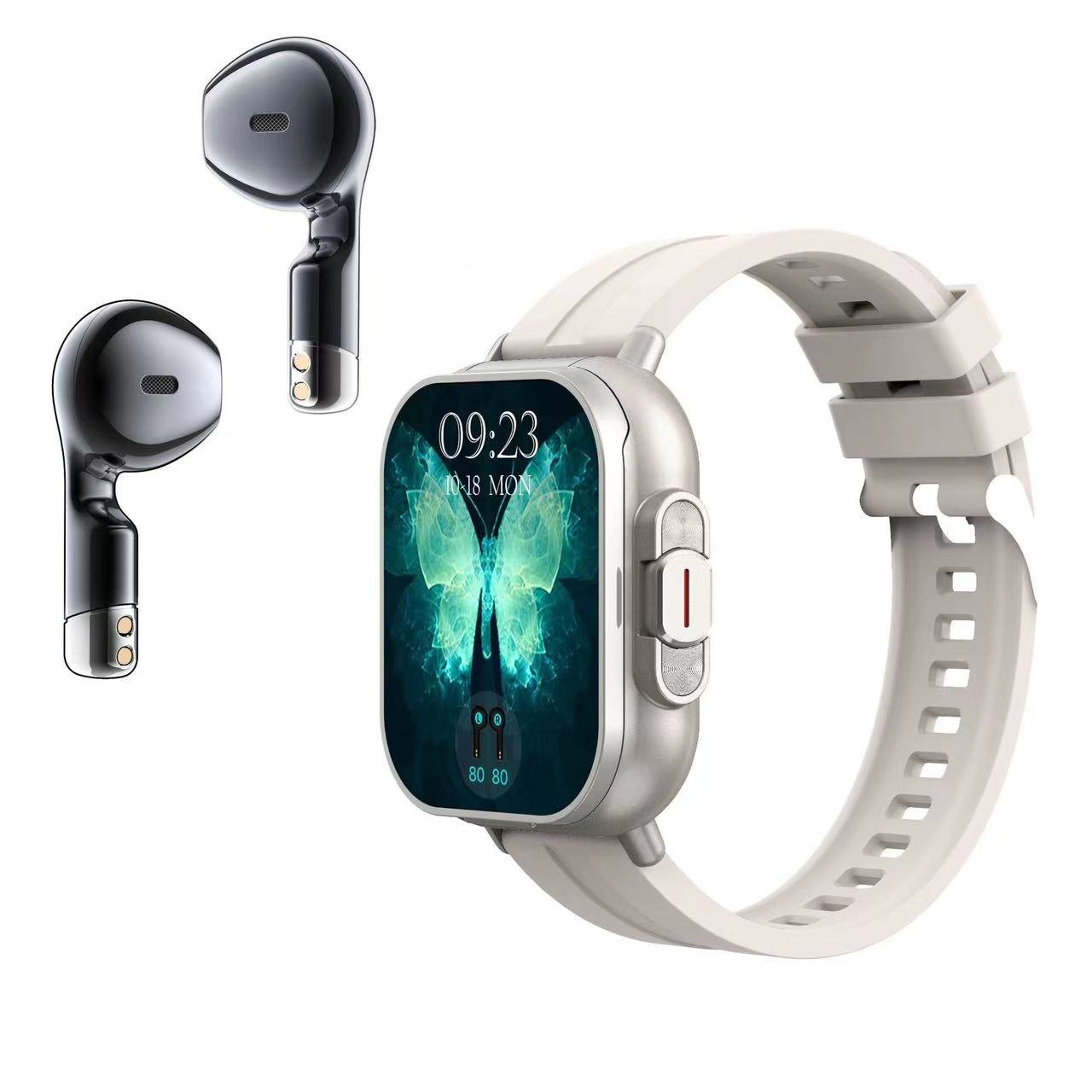 Hot sell Smart Fashion D 8 Smart Watch Tws BT Call 2 In 1 With Earphones Reloj Intelligent Watches Sports Smartwatch D 8