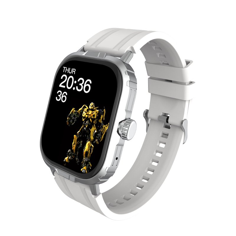 B03 Smart Watch 2.01'' 240*280 AMOLED Screen for Men BT Call Heart Rate Blood Pressure Monitor Smartwatch with Compass
