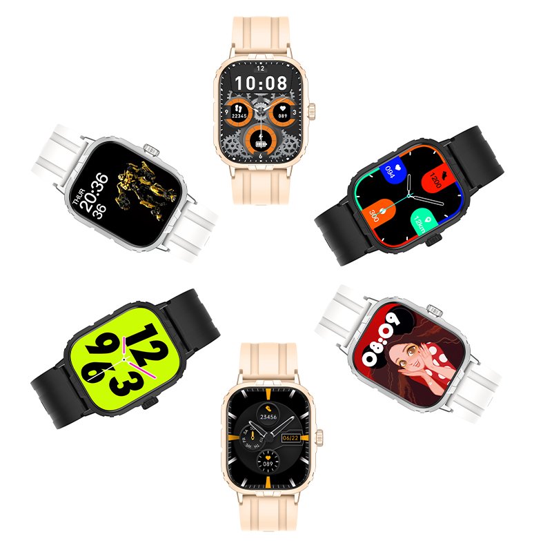 B03 Smart Watch 2.01'' 240*280 AMOLED Screen for Men BT Call Heart Rate Blood Pressure Monitor Smartwatch with Compass