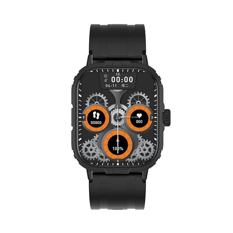B03 Smart Watch 2.01'' 240*280 AMOLED Screen for Men BT Call Heart Rate Blood Pressure Monitor Smartwatch with Compass