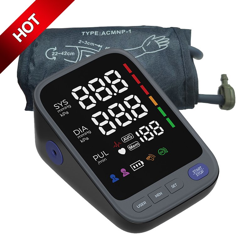 Factory New Best Selling Wireless Automatic Upper Arm Type Electric Bp Machine Blood Pressure Monitor Bluetooth