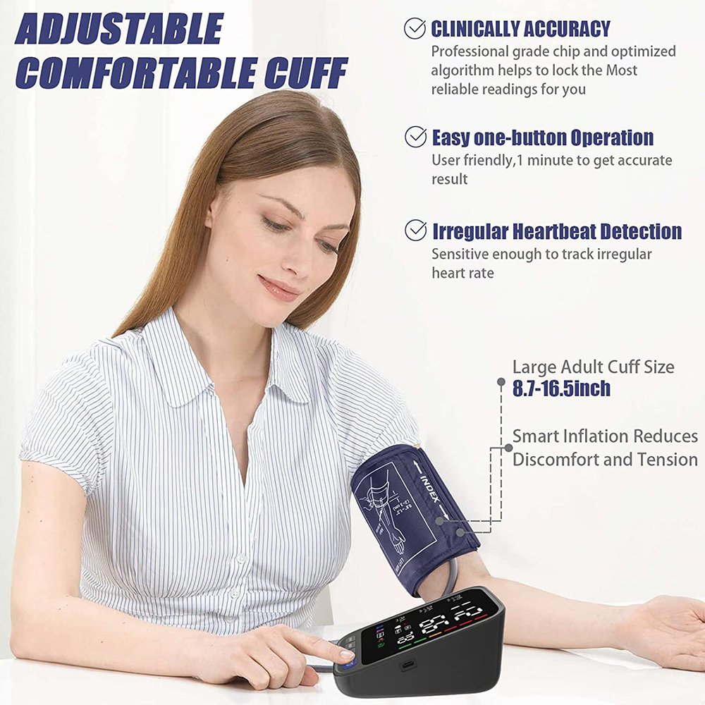 Factory New Best Selling Wireless Automatic Upper Arm Type Electric Bp Machine Blood Pressure Monitor Bluetooth