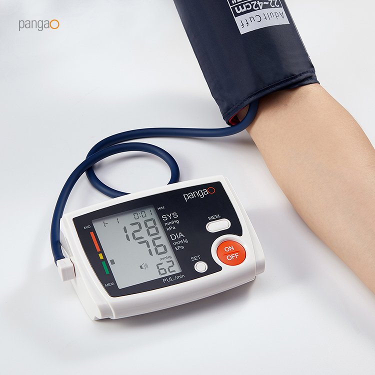 Smart Adjustable Upper Arm Cuff Blood Pressure Measuring Device Electric Digital BP Monitor