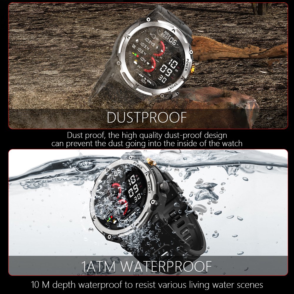 C21 Pro 3-proof Smart watch IP68 Waterproof Health Reloj inteligente Montres Fitness Sleep Tracker Outdoor C21pro Smartwatch