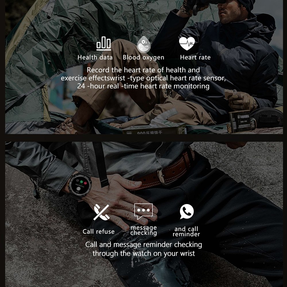 C21 Pro 3-proof Smart watch IP68 Waterproof Health Reloj inteligente Montres Fitness Sleep Tracker Outdoor C21pro Smartwatch