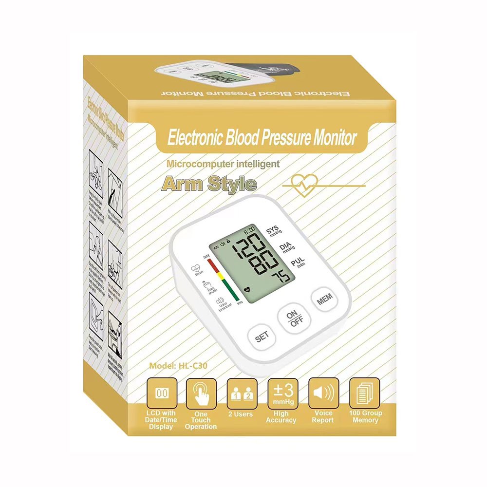 Customized new design removable battery portable tensiometers medical blood pressure monitor digital sphygmomanometer
