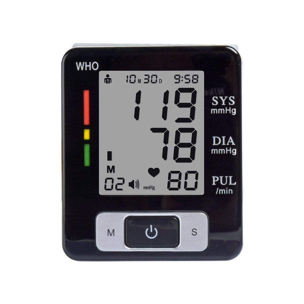 CE Approved Digital LCD Blood Pressure Monitor Tensiometro Automatic Sphygmomanometer Portable BP Monitor