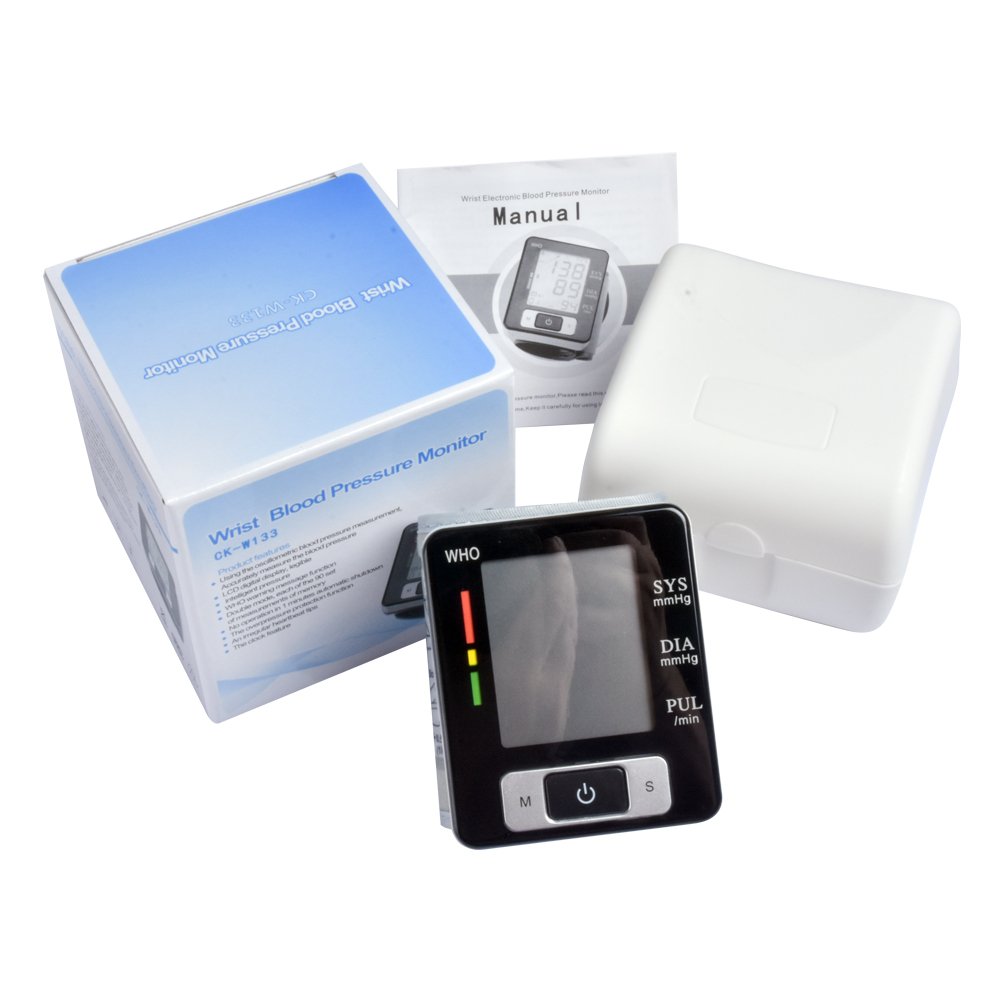 CE Approved Digital LCD Blood Pressure Monitor Tensiometro Automatic Sphygmomanometer Portable BP Monitor