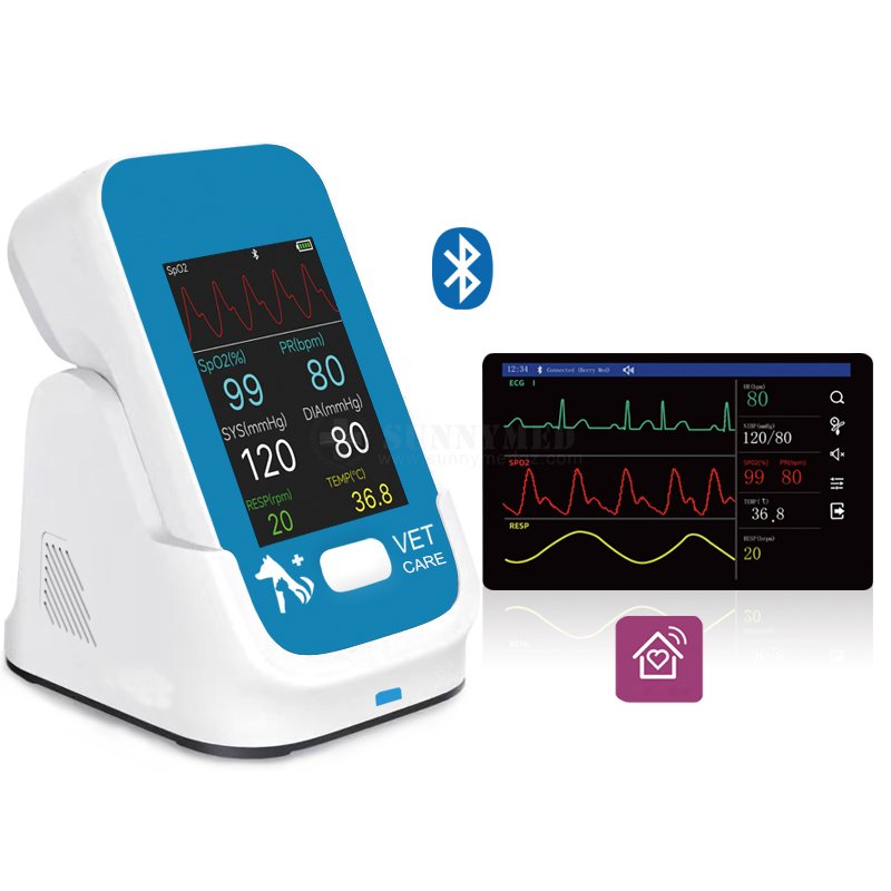 SY-AM6200 VET veterinary use blood pressure monitor patient monitor for veterinary clinic AM6200 pet clinic hospital veter
