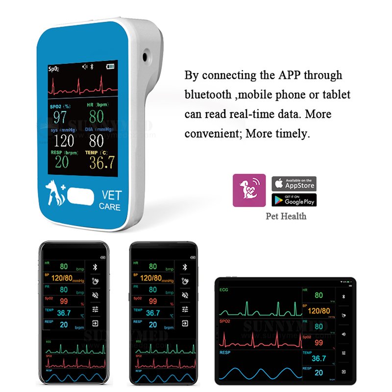 SY-AM6200 VET veterinary use blood pressure monitor patient monitor for veterinary clinic AM6200 pet clinic hospital veter