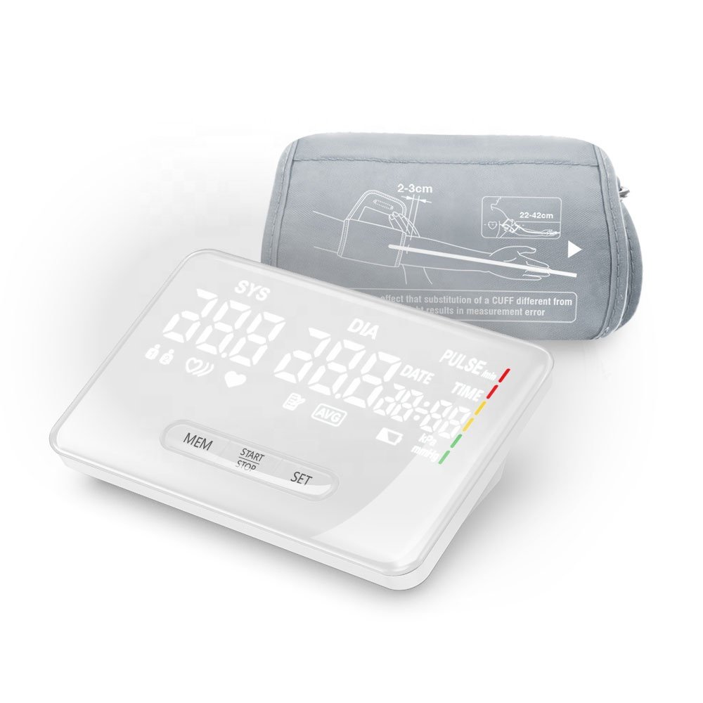Rechargeable blood pressure monitor with LED Screen pulse oximeter FDBP-A7 with Bluetooth Wifi digital blood pressure monitor