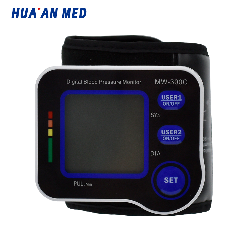 HUAAN Backlight Display Voice Readout Cuff Medical Electronic Wrist BP Digital Blood Pressure Sphygmomanometer Machine Monitor