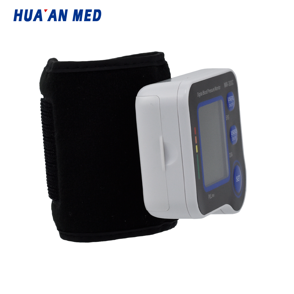 HUAAN Backlight Display Voice Readout Cuff Medical Electronic Wrist BP Digital Blood Pressure Sphygmomanometer Machine Monitor