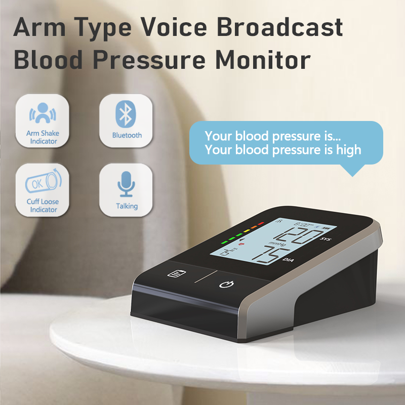 Hot Selling Medical MDR Upper Arm Blood Pressure Monitor bluetooth app control tensiometros digital electronic sphygmomanometer