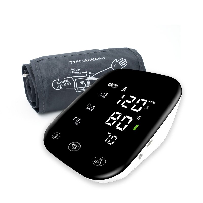 Touchable LED Screen Smart Sphygmomanometer Digital Blood Pressure Monitor bp Monitor High Accuracy For Home