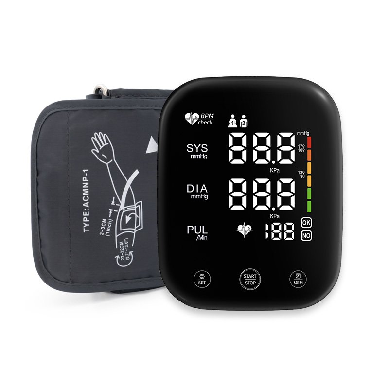 Touchable LED Screen Smart Sphygmomanometer Digital Blood Pressure Monitor bp Monitor High Accuracy For Home