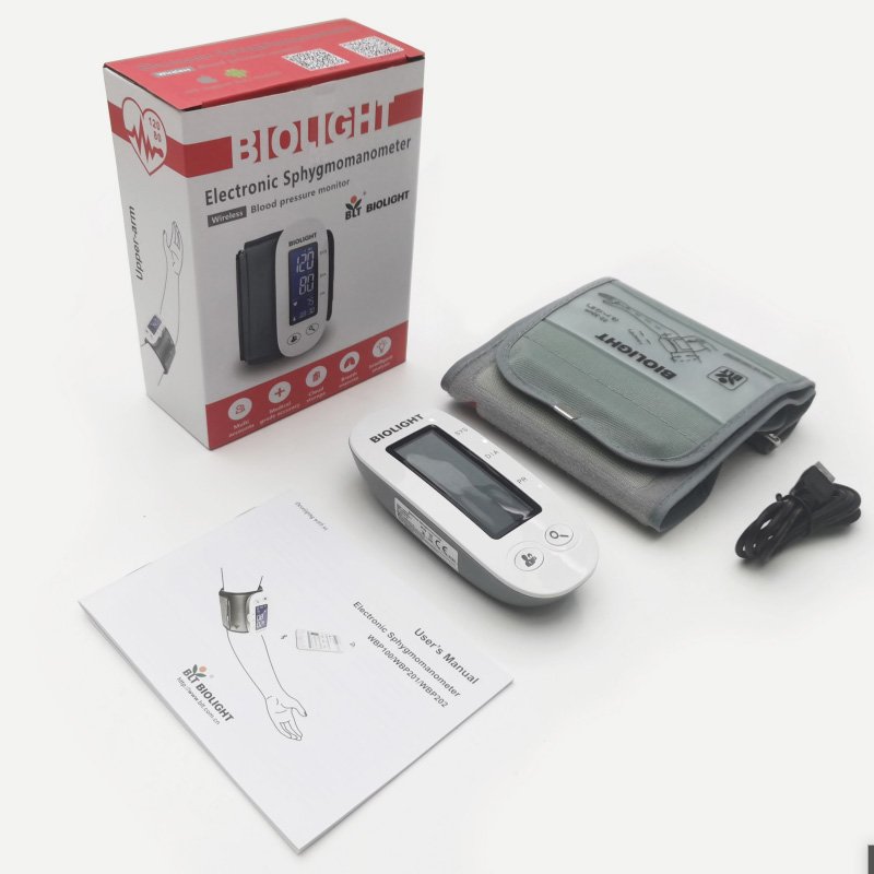 Portable Rechargeable Blood Pressure Machine Upper Arm BP Machine