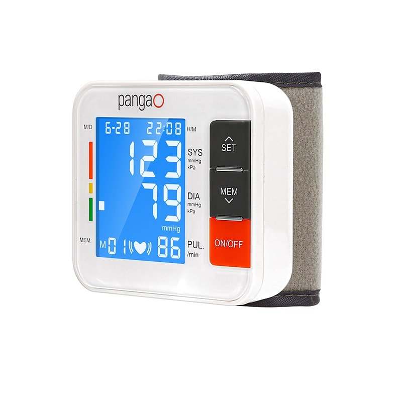 Portable automatic BP machine voice digital tensiometer sphygmomanometer wrist blood pressure monitor
