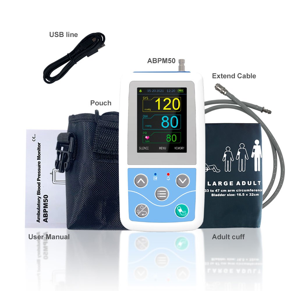 Ambulatory NIBP ABPM50, Ambulatory Blood Pressure Monitor