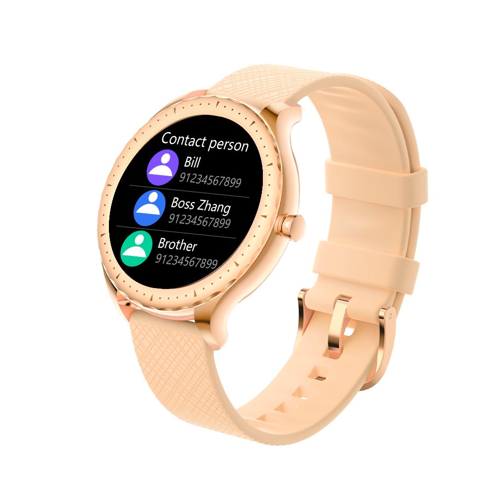 2021 Y1 1.09inch IP68 lady sport round smart watch women dynamic UI temperature monitoring smart watch