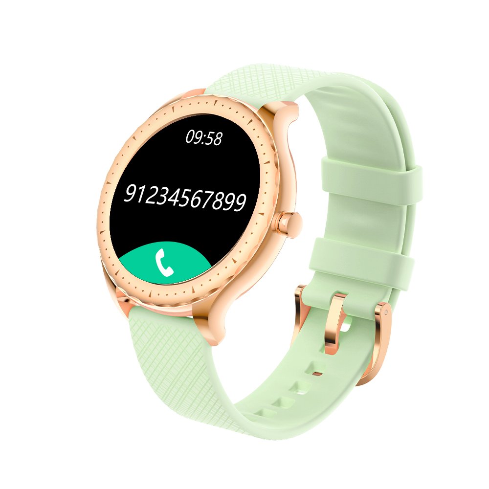2021 Y1 1.09inch IP68 lady sport round smart watch women dynamic UI temperature monitoring smart watch