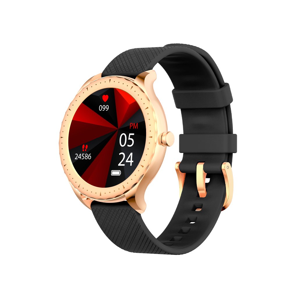 2021 Y1 1.09inch IP68 lady sport round smart watch women dynamic UI temperature monitoring smart watch