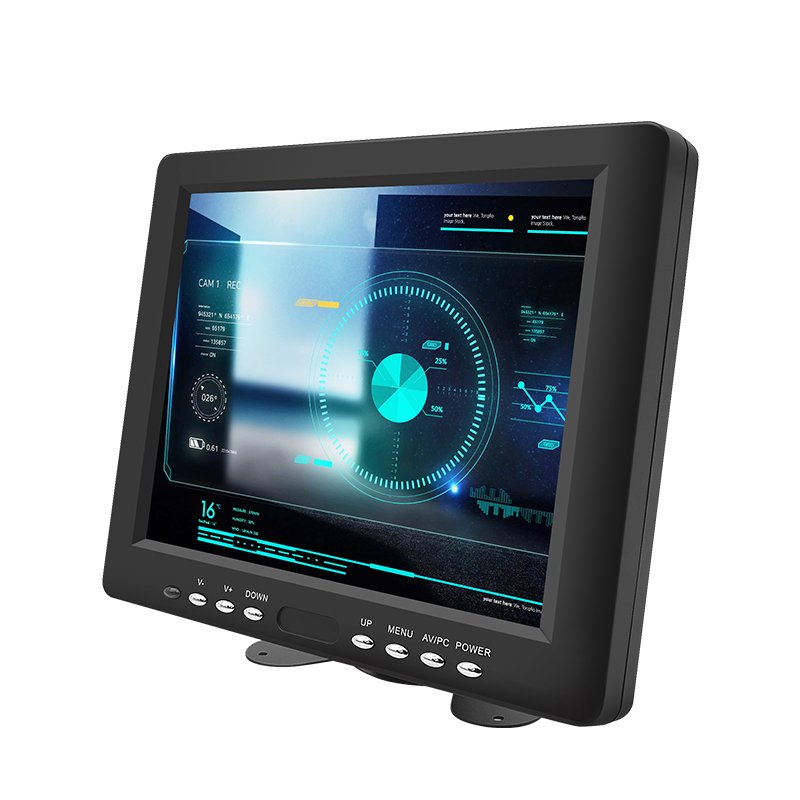 Factory price 7" 8" 9" mini vehicle computer PC CCTV POS LED Monitor touch panel for medical field desktop wall embedded