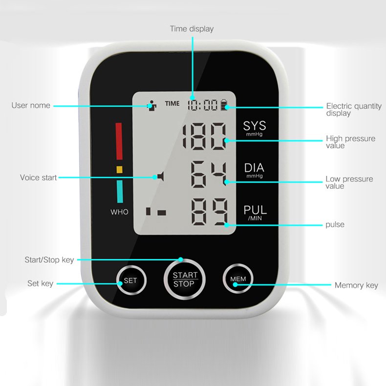 5G 4G blood pressure monitor wholesale price tensiometers cuff automatic digital sphygmomanometer OEM blood pressure monitor