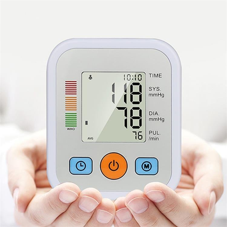 Arm style hot sale electronic sphygmomanometer telehealth automatic digital tensiometer portable blood pressure monitor