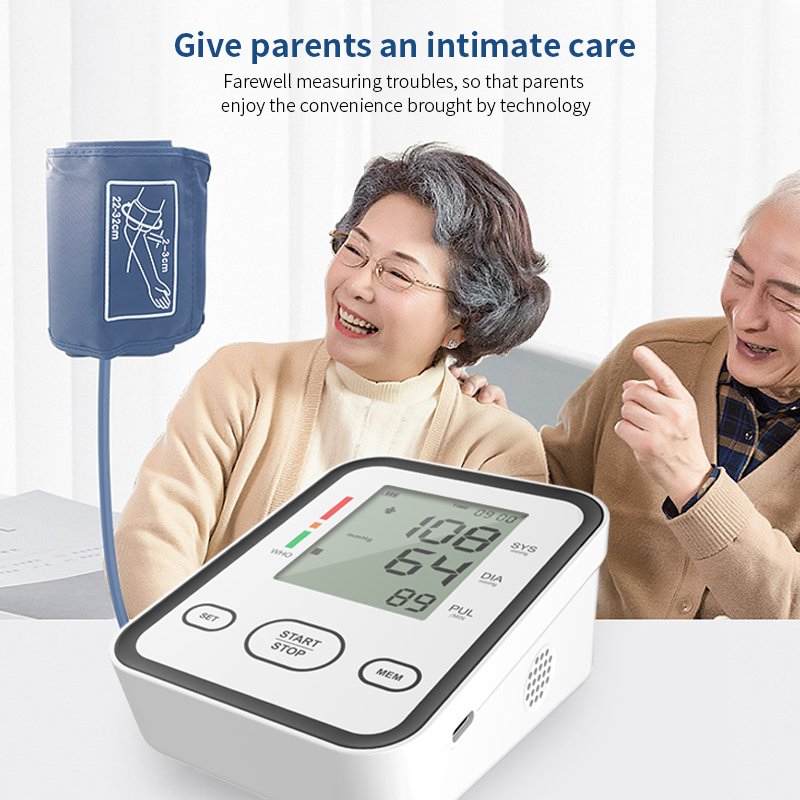 Digital and chargeable upper arm blood pressure monitor manufacturer high quality portable ultra thin blood pressure monitor