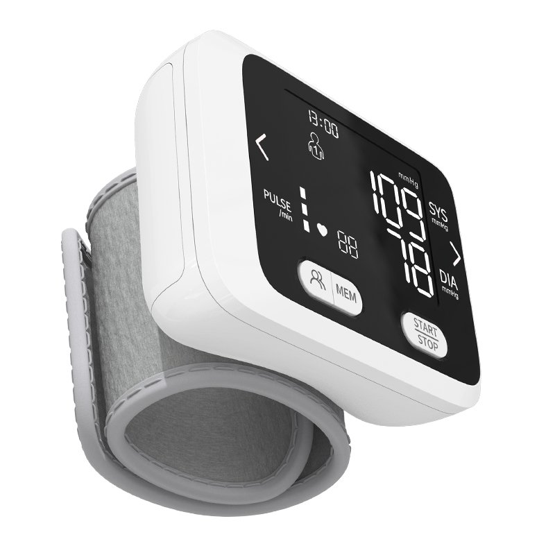 Wrist Accurate BP Monitor Automatic High Blood Pressure Monitors Portable LCD Screen Wrist Blood Pressure Machine