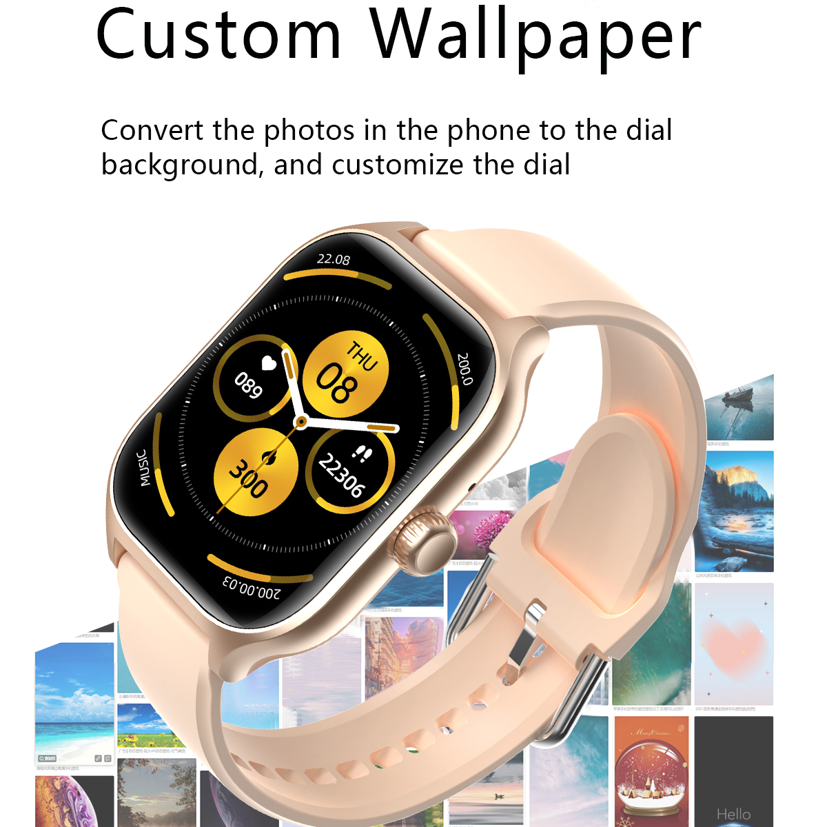 Trending 2024 New Electronics Waterproof Relojes for Apple Sport Smartwatch Sleep Monitoring Fitness Health Tracker Smart Watch