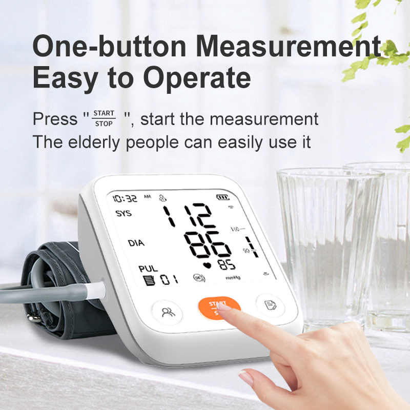 Automatic Bp Monitor Blood Pressure Tansiyon Aleti Tensiometro Sphygmomanometer Cuff Bp Machine Digital Blood Pressure Monitor