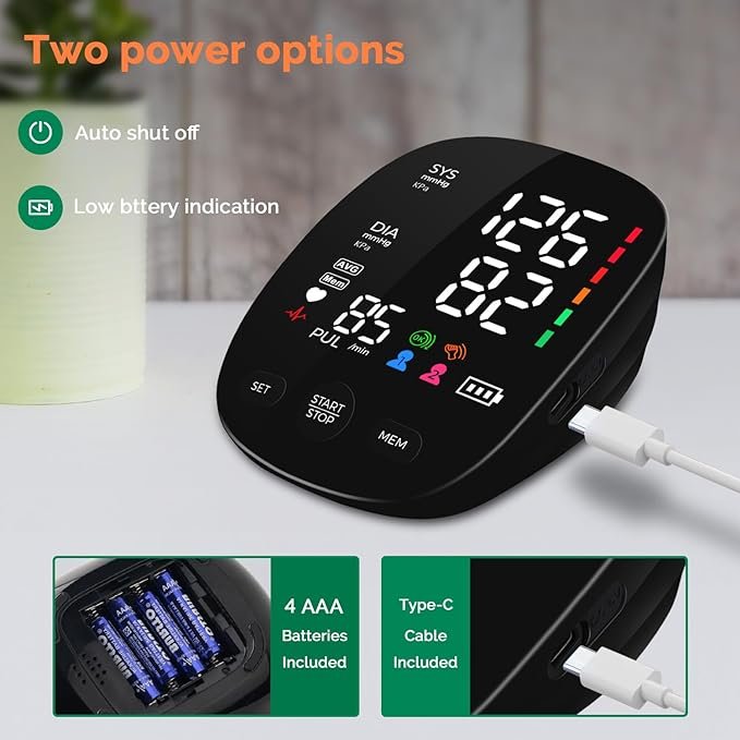 Free Sample Professional Smart High Quality BP Monitor Blood Pressure Monitor Arm Type Sphygmomanometer