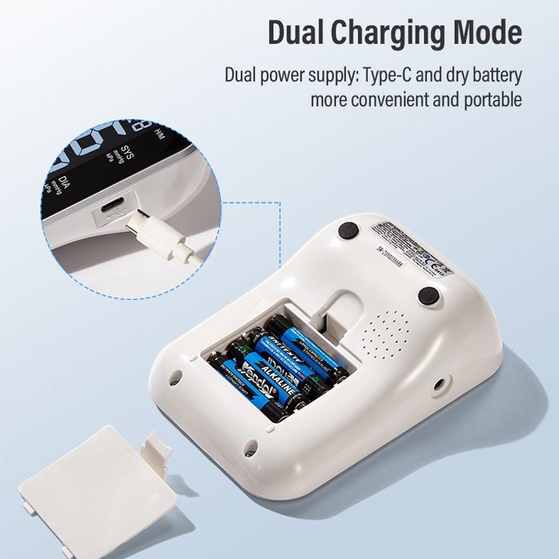 Portable electronic smart bp machine apparatus upper arm digital high blood pressure monitor device