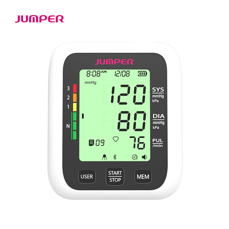 JUMPER JPD-HA100 Hot Sales 36cm Cuff Electronic Sphygmomanometer Digital Blood Pressure Monitor
